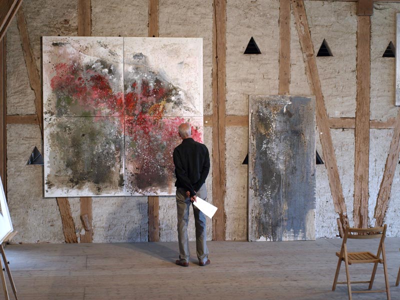 Bildbetrachtung2 Grossformat von Stefan Werthmüller in der Galerie Erlengut